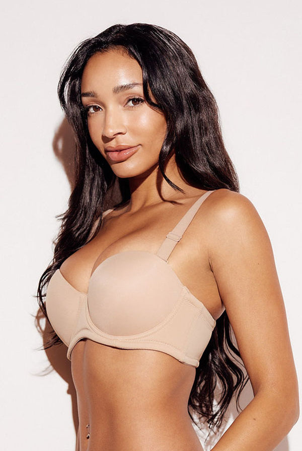 best strapless bra no strap comfortable nude side