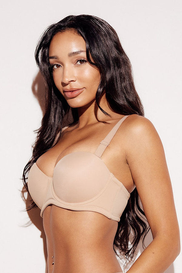best strapless bra no strap comfortable nude side
