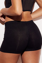 Ribbed Boy Short Panties Underwear Black back