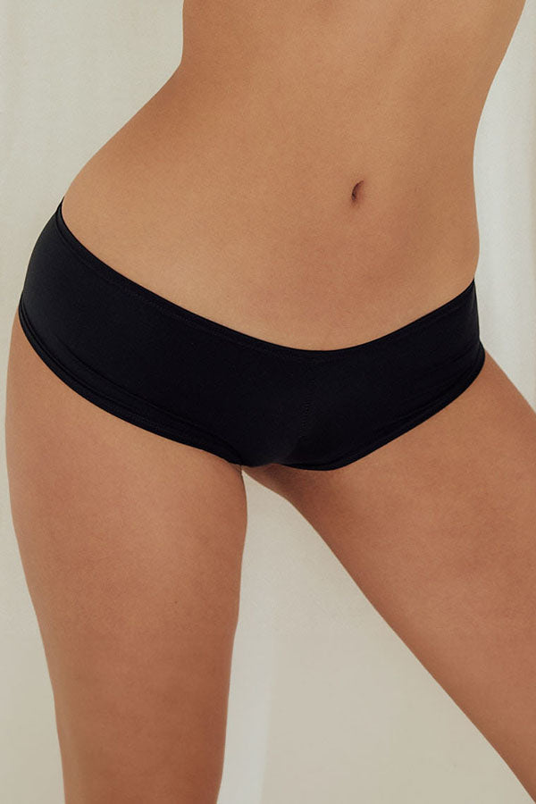 Cheeky Hipster Panties Underwear front black