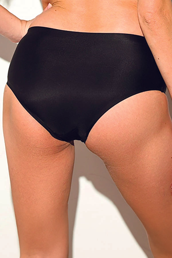 Seamless Hipster Panties Underwear Lingerie Black Back